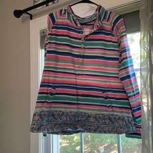 Lilly Pulitzer Striped Sweatshirt XL